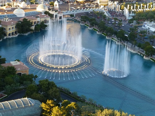 Das Hotel Bellagio in Las Vegas