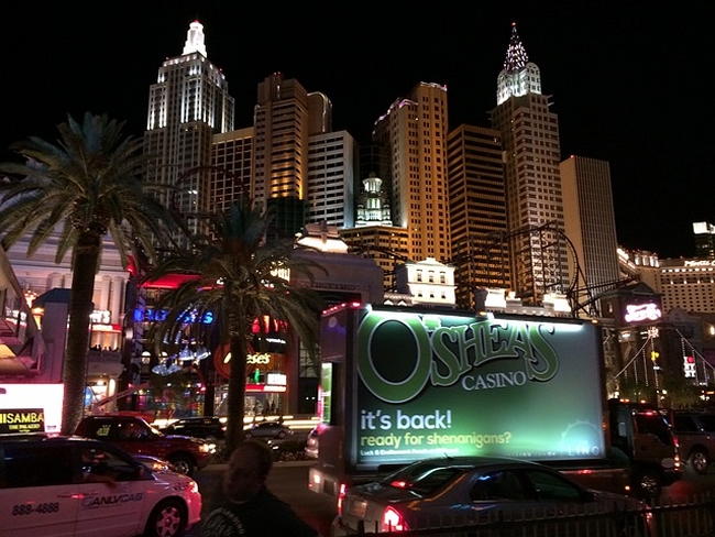 Blick auf den Las Vegas Strip